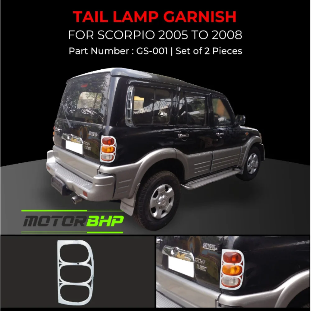 Buy Mahindra Scorpio Tail Lamp Online Shopping Store in India
